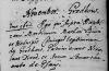 metryka urodzenia Marcin Cycoń s. Mateusza i Jadwigi 7.11.1735